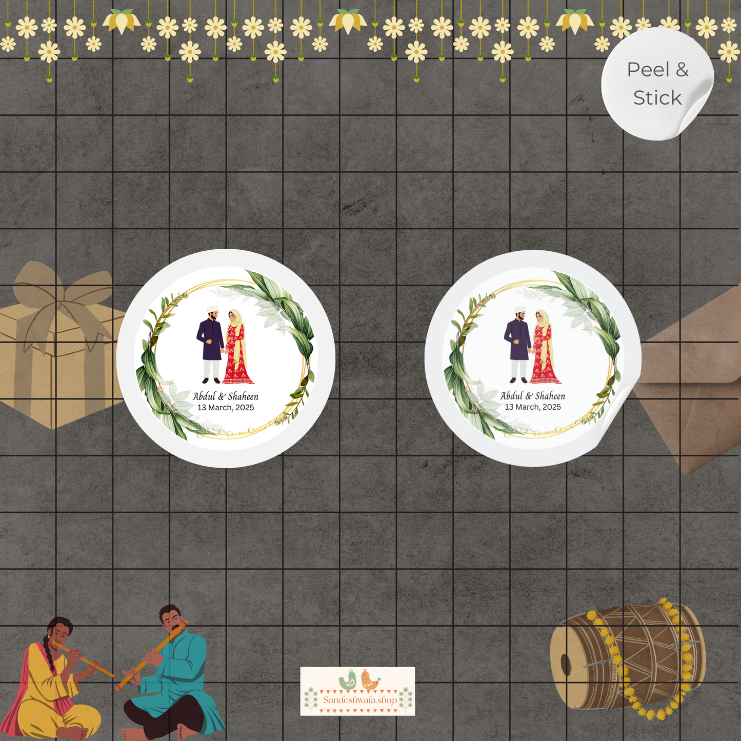 Auspicious Nikkah Wedding Sticker
