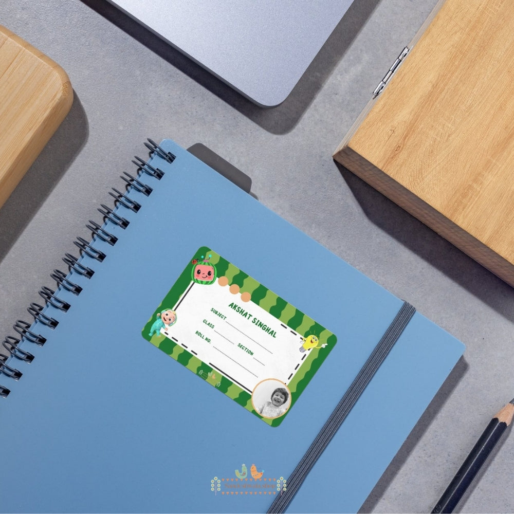 Jungle Fun School Name Sticker