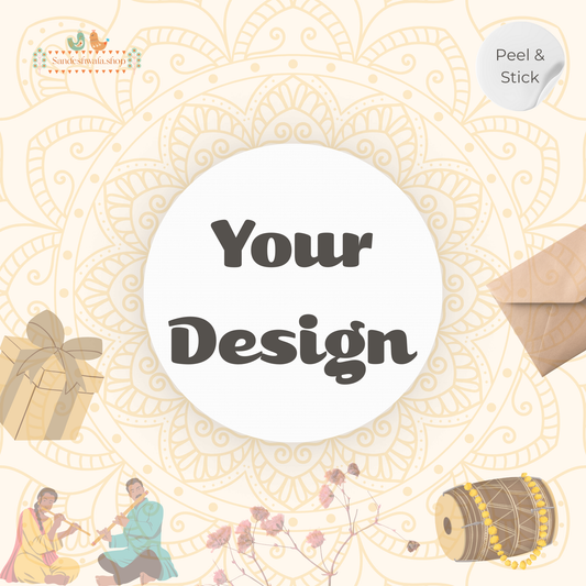 Print Your Own Design - Wedding Sticker or Stationary