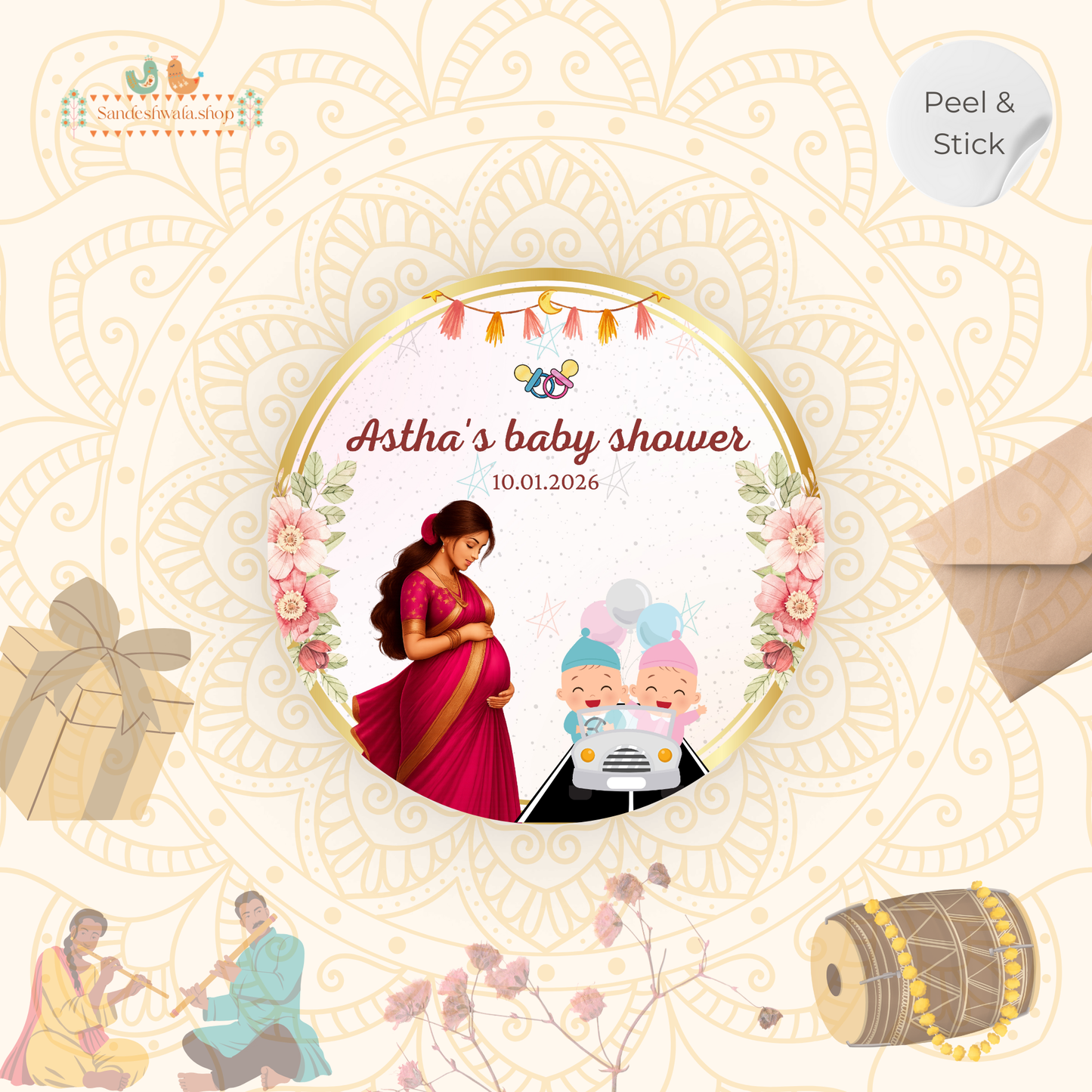 Premium Baby Shower Gift Sticker