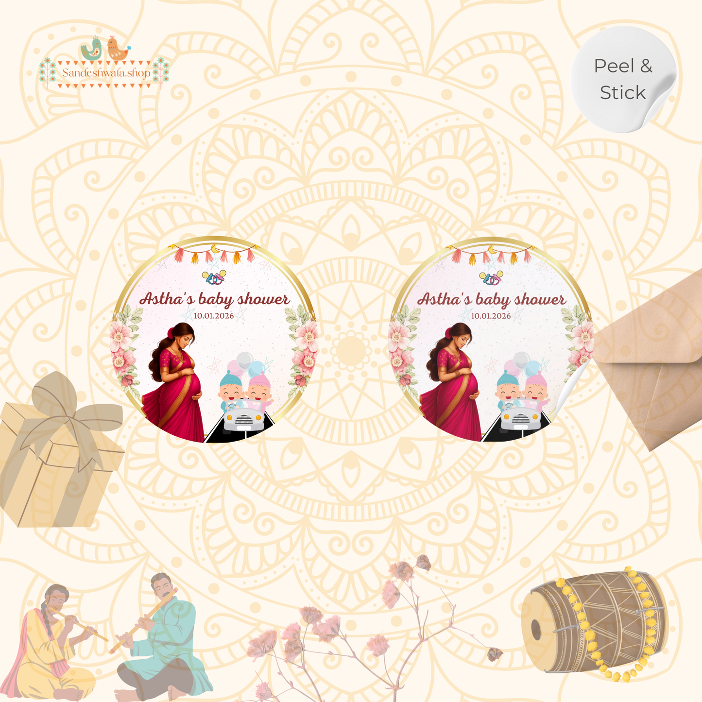 Premium Baby Shower Gift Sticker