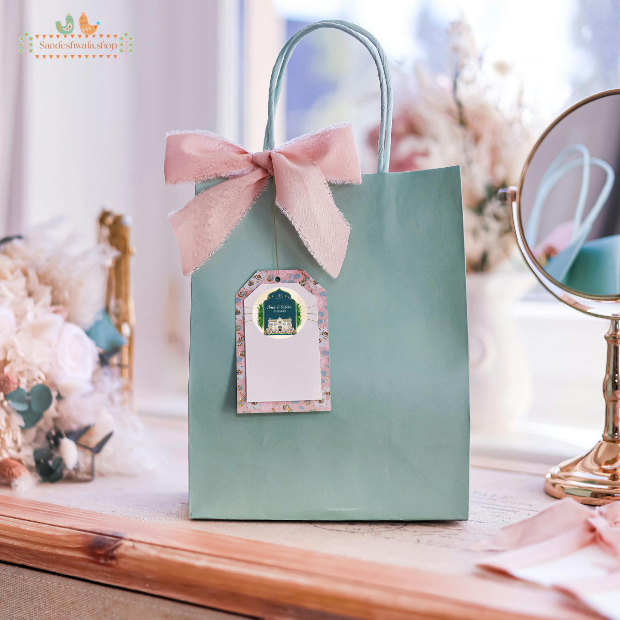 Royal Palace Wedding Gift Sticker
