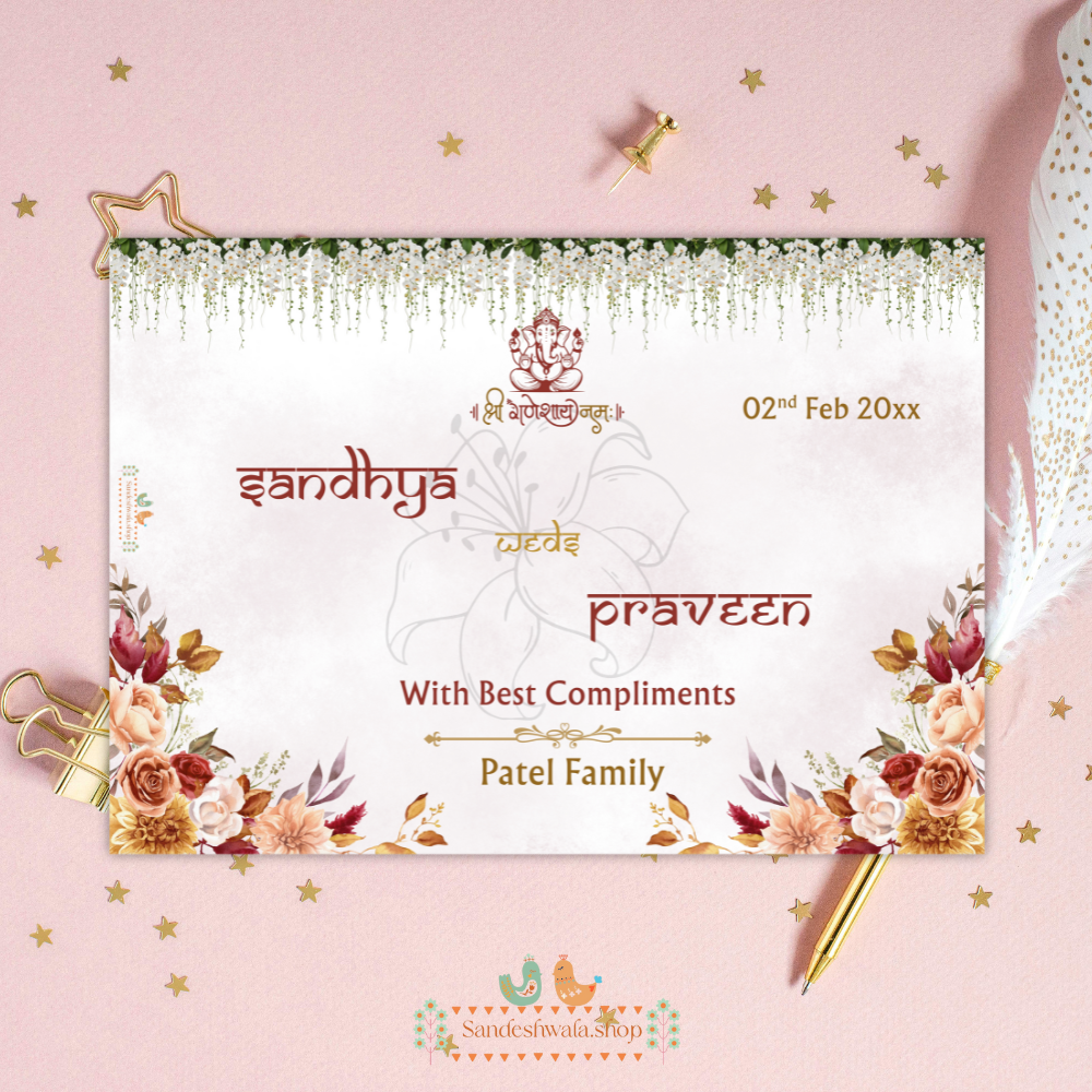 Traditional Indian Wedding Car Sticker