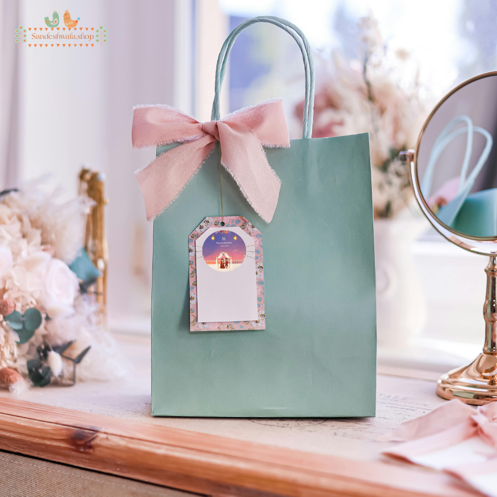 Sunset Mandap Indian Couple Wedding Sticker