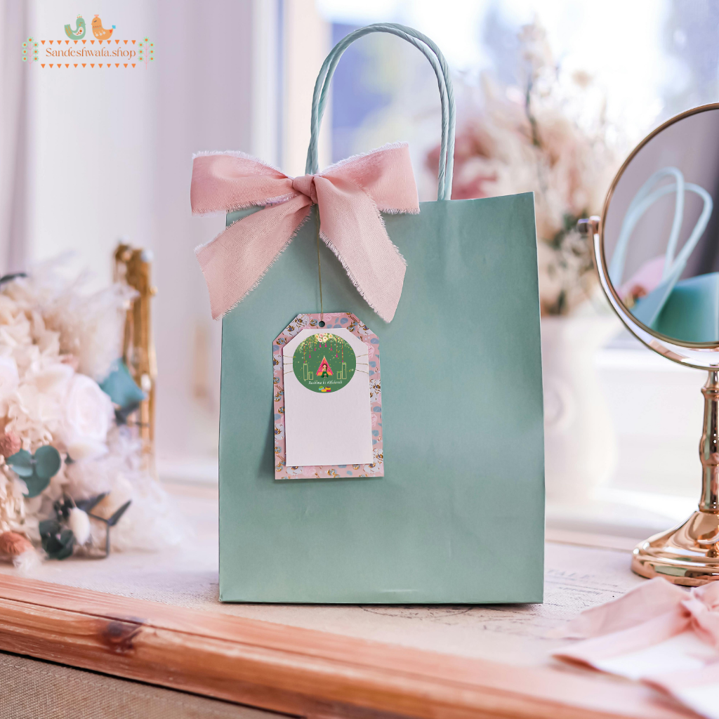 Green Mehendi Ceremony Wedding Sticker