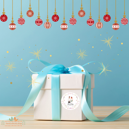 Pastel Floral Christian Wedding Sticker