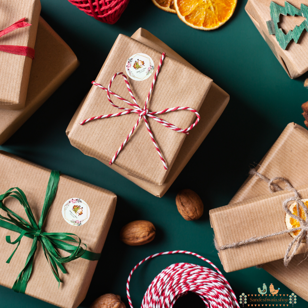 Floral Mehendi Ceremony Wedding Sticker