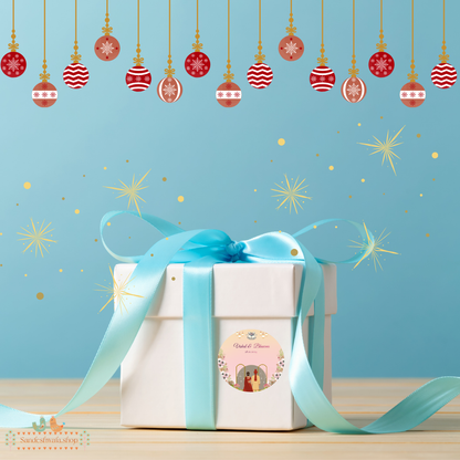 Elegant Sunset Wedding Sticker