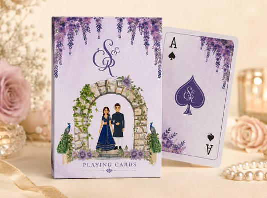 Customised Wedding Playing Card - Wedding Games