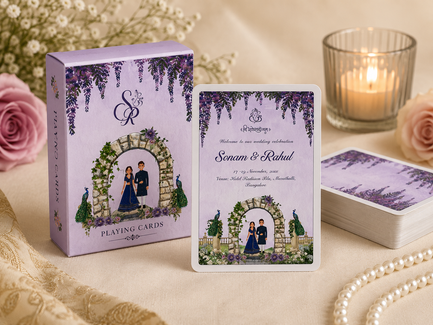 Customised Wedding Playing Card - Wedding Games