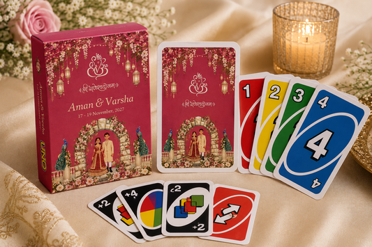 Customised Wedding Uno Card - Wedding Games