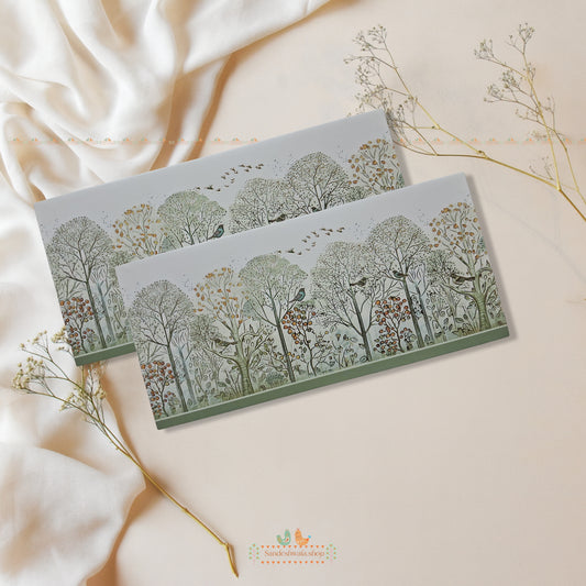 Pastel Forest Shagun Envelope