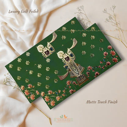 Lord Krishna Theme Shagun Envelope - Luxe Collection