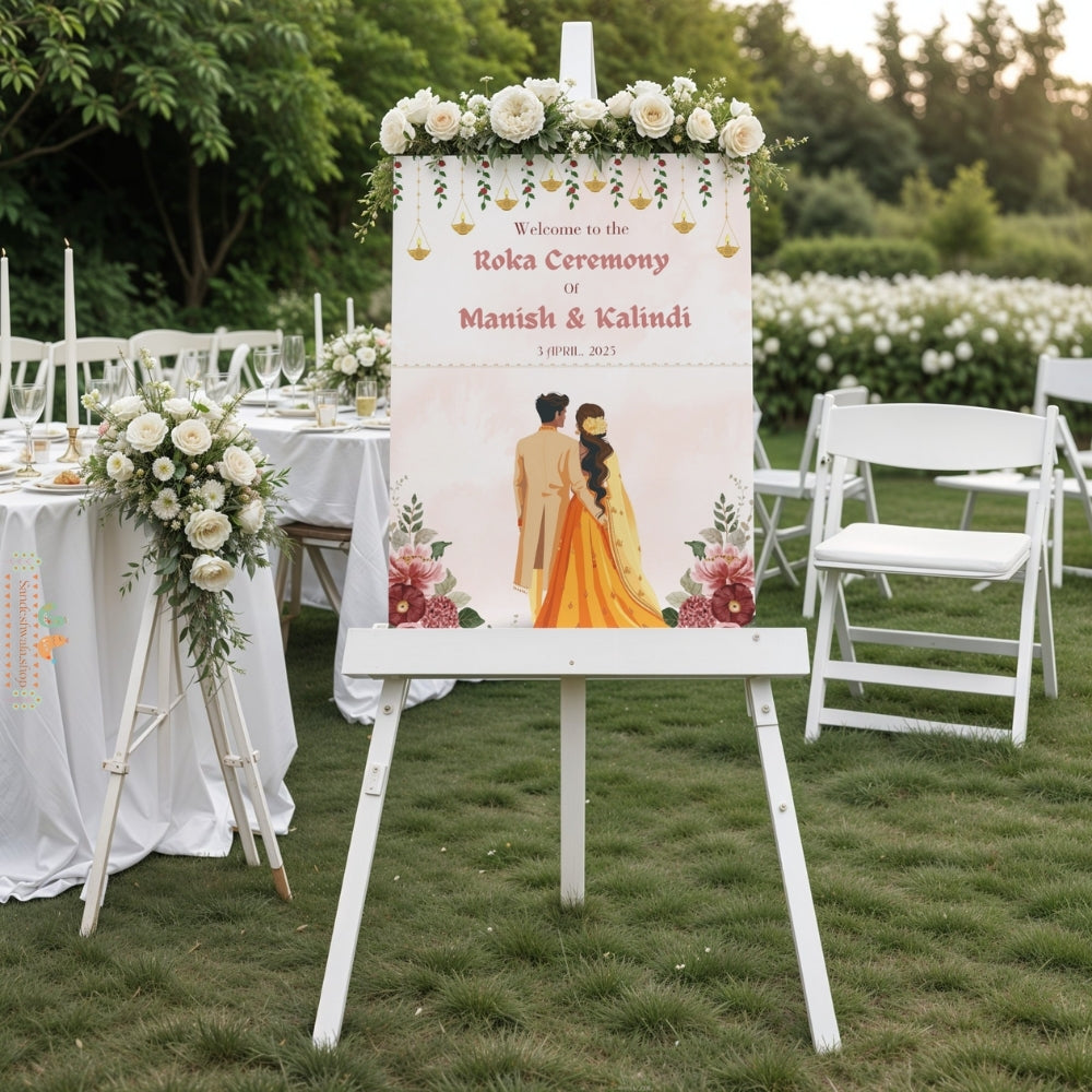 Floral Pastel Customised - Welcome Board