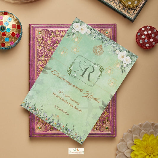 Green Grace Invitation  - Itinerary Card