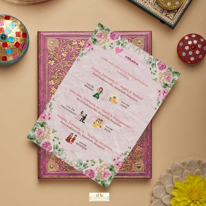 Floral Romance Ride  - Itinerary Card