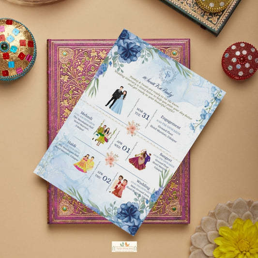 Frozen Bloom Harmony  - Itinerary Card