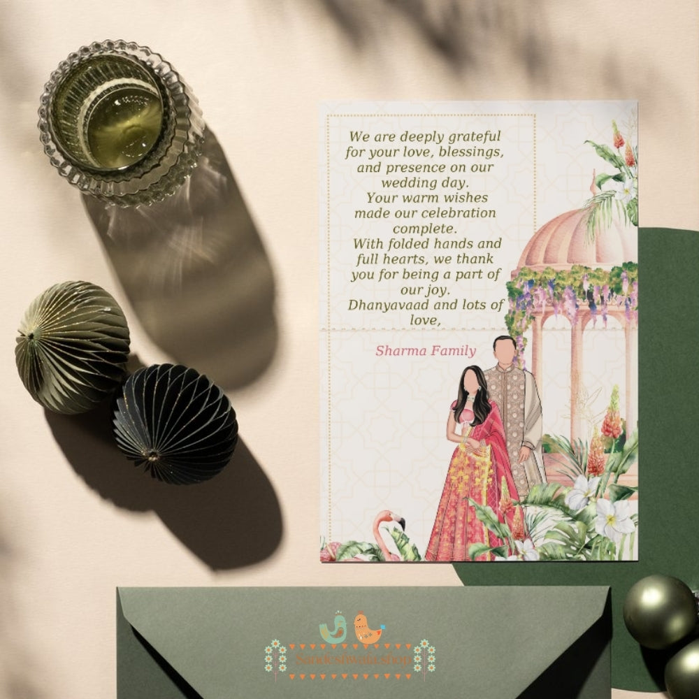 Royal Palace Theme - Thank You Card