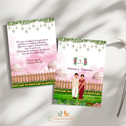 South Indian Theme - Thank You Card